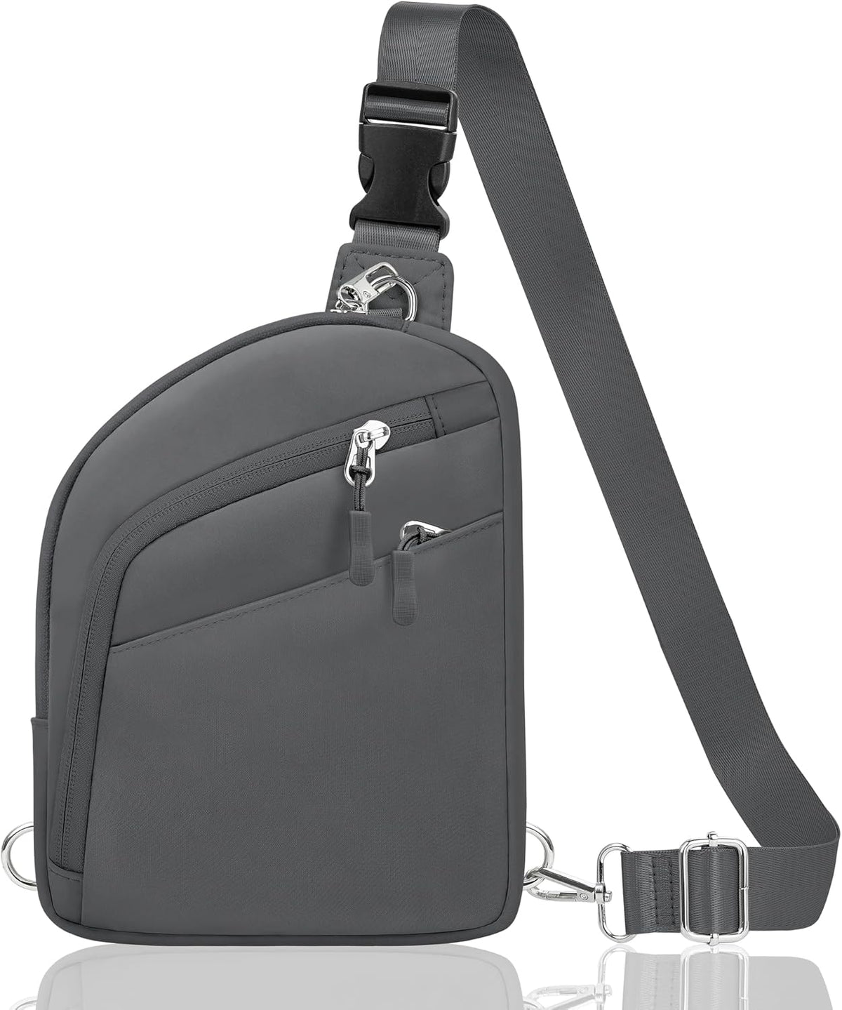 Anti Theft Crossbody Bags for Women Men, Small Sling Crossbody Bag Travel Purse Shoulder Wallet with RFID Blocking