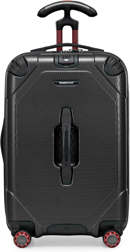 Maxporter II Polycarbonate Hardside Trunk with Spinner Wheels, Navy, 22-Inch Carry-on Luggage