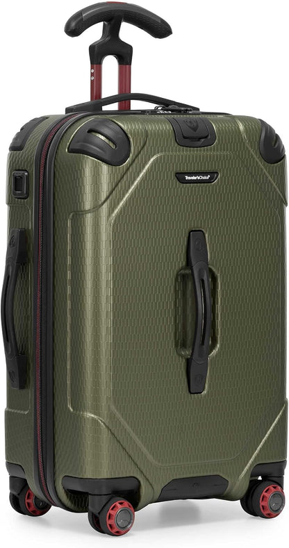 Maxporter II Polycarbonate Hardside Trunk with Spinner Wheels, Navy, 22-Inch Carry-on Luggage