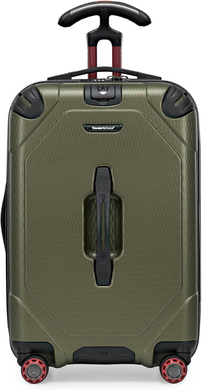 Maxporter II Polycarbonate Hardside Trunk with Spinner Wheels, Navy, 22-Inch Carry-on Luggage