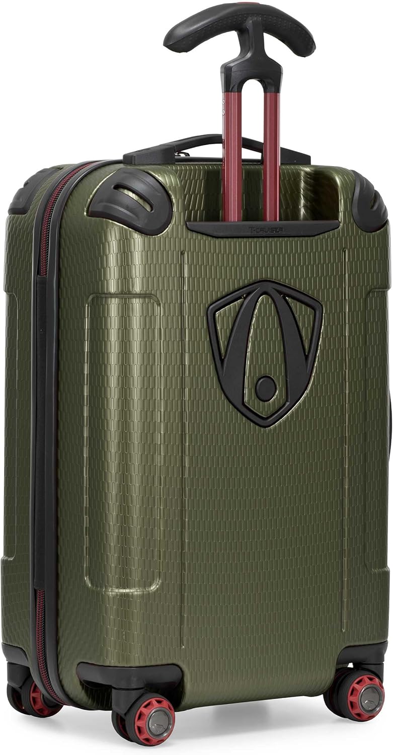 Maxporter II Polycarbonate Hardside Trunk with Spinner Wheels, Navy, 22-Inch Carry-on Luggage
