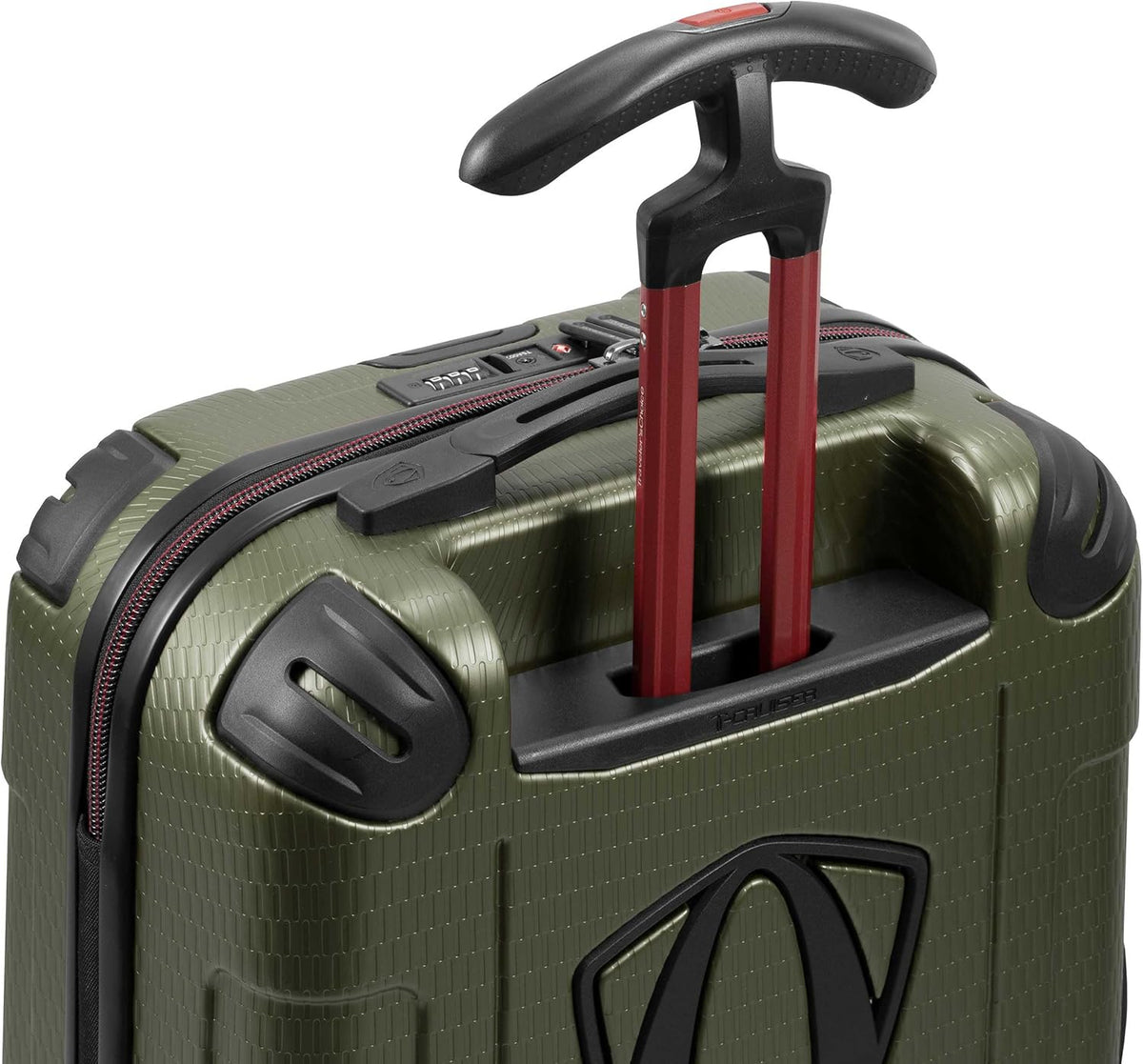 Maxporter II Polycarbonate Hardside Trunk with Spinner Wheels, Navy, 22-Inch Carry-on Luggage
