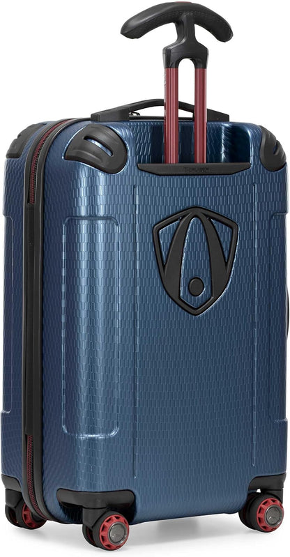 Maxporter II Polycarbonate Hardside Trunk with Spinner Wheels, Navy, 22-Inch Carry-on Luggage