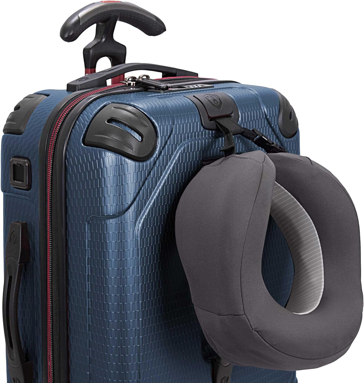 Maxporter II Polycarbonate Hardside Trunk with Spinner Wheels, Navy, 22-Inch Carry-on Luggage