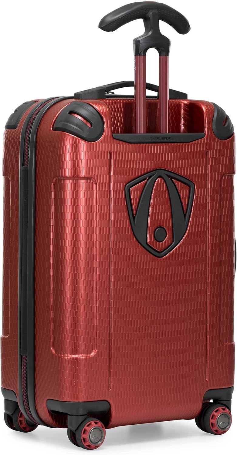 Maxporter II Polycarbonate Hardside Trunk with Spinner Wheels, Navy, 22-Inch Carry-on Luggage