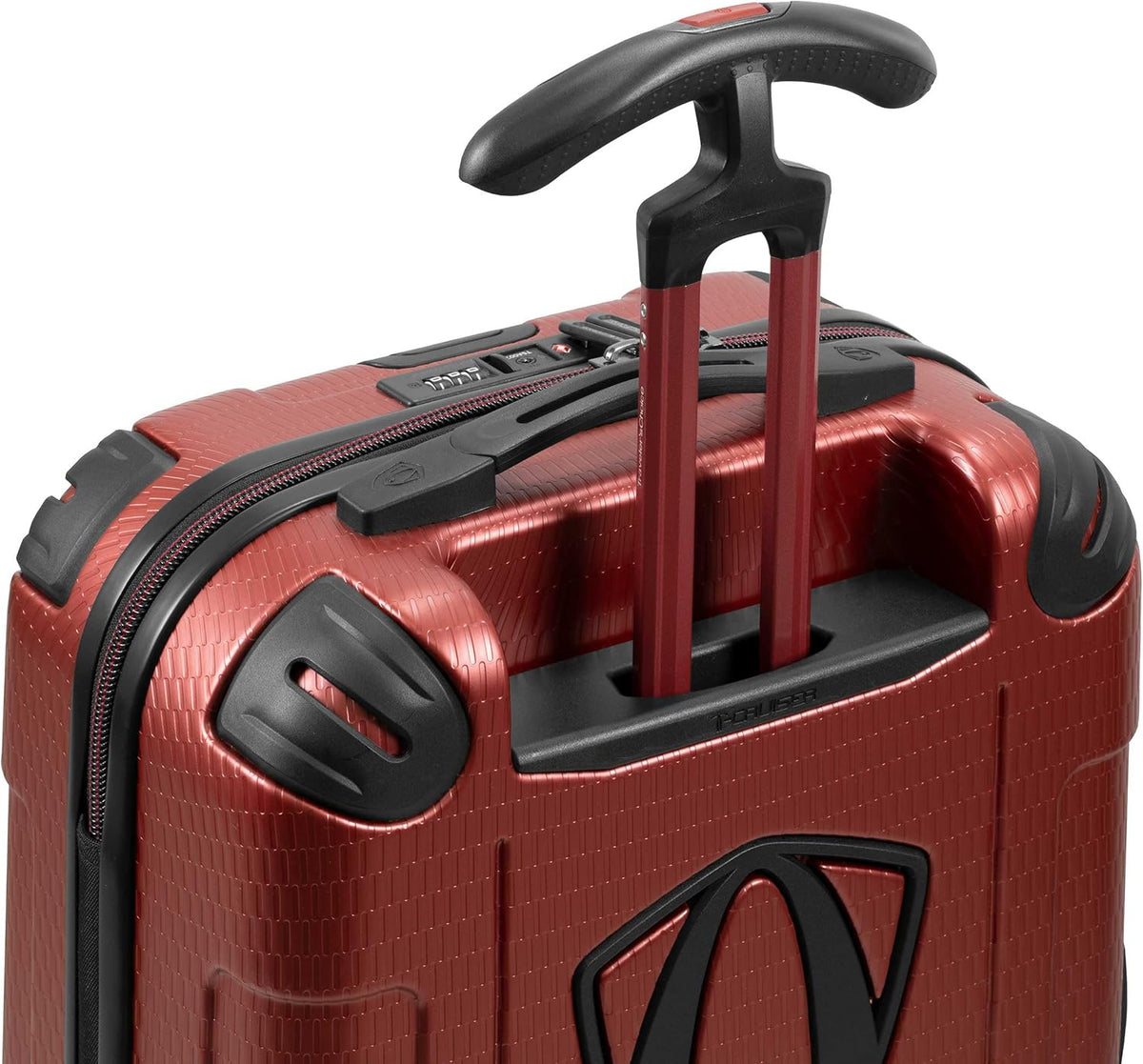 Maxporter II Polycarbonate Hardside Trunk with Spinner Wheels, Navy, 22-Inch Carry-on Luggage