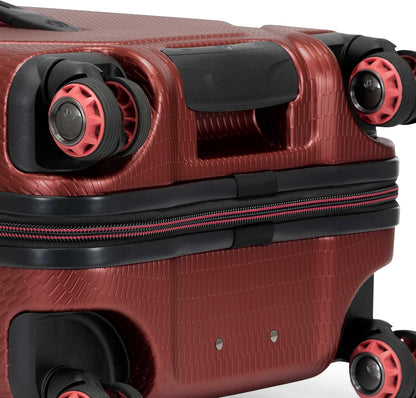 Maxporter II Polycarbonate Hardside Trunk with Spinner Wheels, Navy, 22-Inch Carry-on Luggage