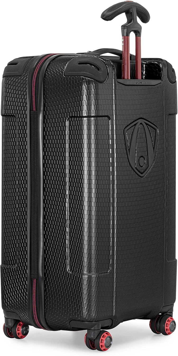 Maxporter II Polycarbonate Hardside Trunk with Spinner Wheels, Navy, 22-Inch Carry-on Luggage