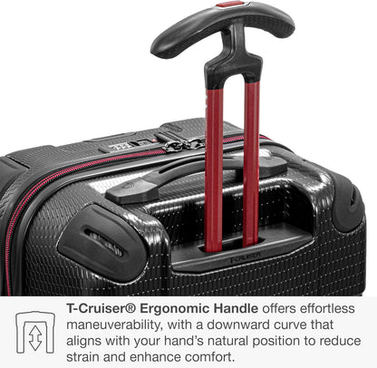 Maxporter II Polycarbonate Hardside Trunk with Spinner Wheels, Navy, 22-Inch Carry-on Luggage