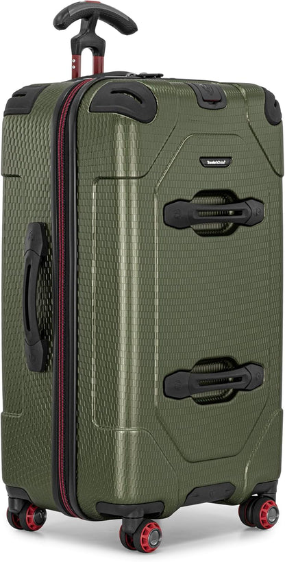 Maxporter II Polycarbonate Hardside Trunk with Spinner Wheels, Navy, 22-Inch Carry-on Luggage