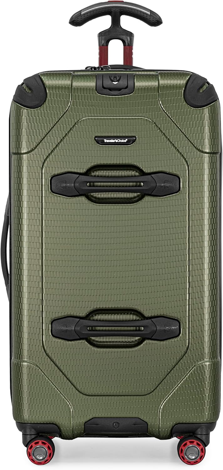 Maxporter II Polycarbonate Hardside Trunk with Spinner Wheels, Navy, 22-Inch Carry-on Luggage