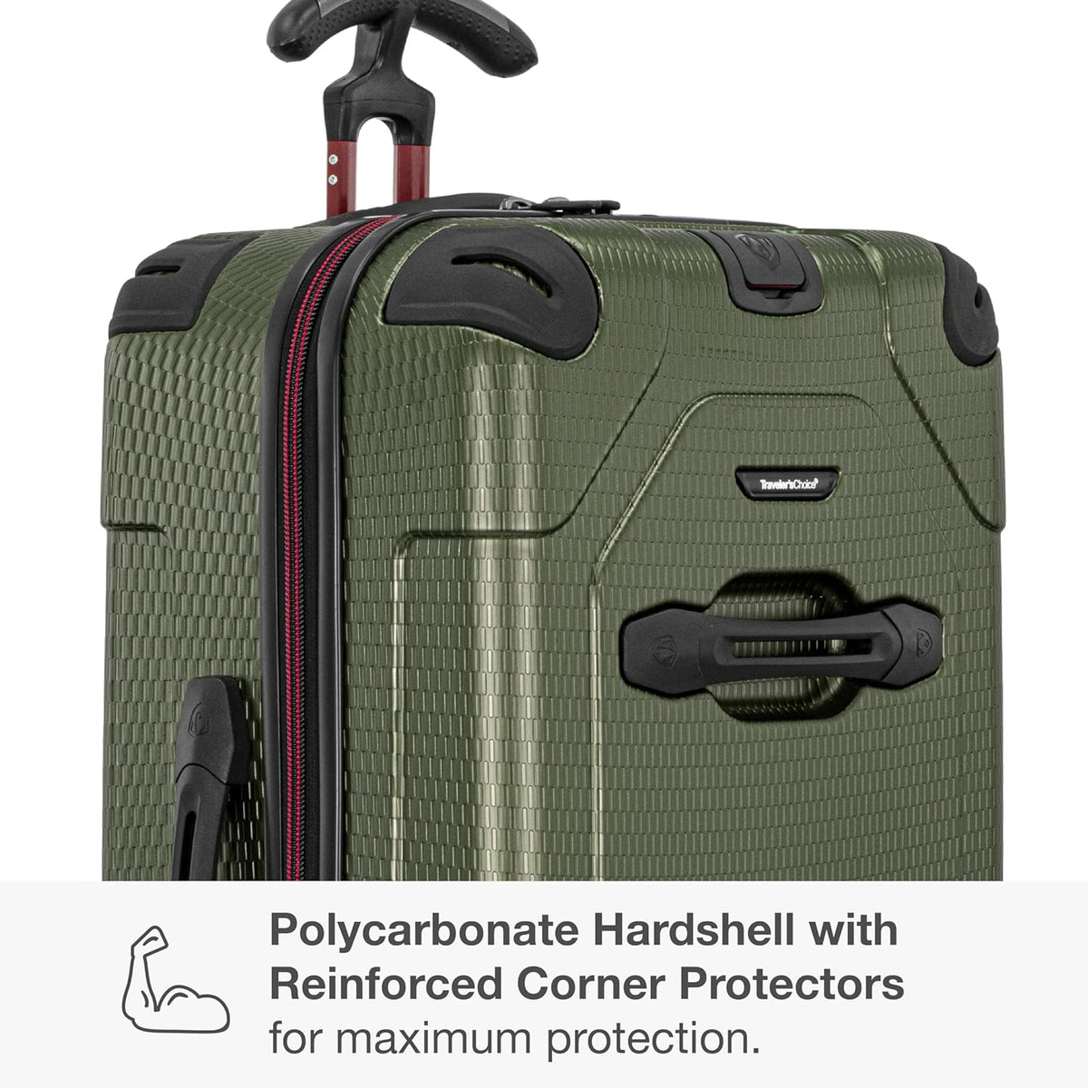 Maxporter II Polycarbonate Hardside Trunk with Spinner Wheels, Navy, 22-Inch Carry-on Luggage