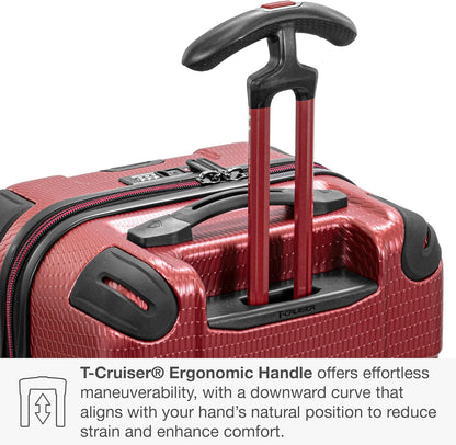 Maxporter II Polycarbonate Hardside Trunk with Spinner Wheels, Navy, 22-Inch Carry-on Luggage