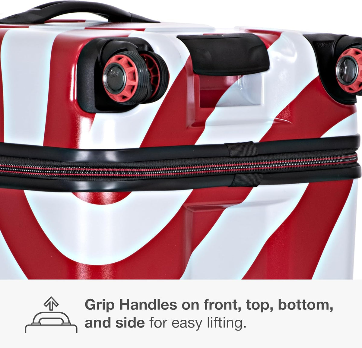 Maxporter II Polycarbonate Hardside Trunk with Spinner Wheels, Navy, 22-Inch Carry-on Luggage