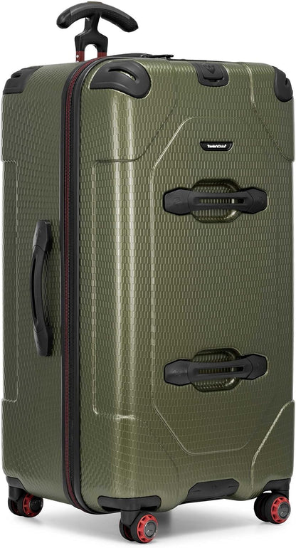 Maxporter II Polycarbonate Hardside Trunk with Spinner Wheels, Navy, 22-Inch Carry-on Luggage