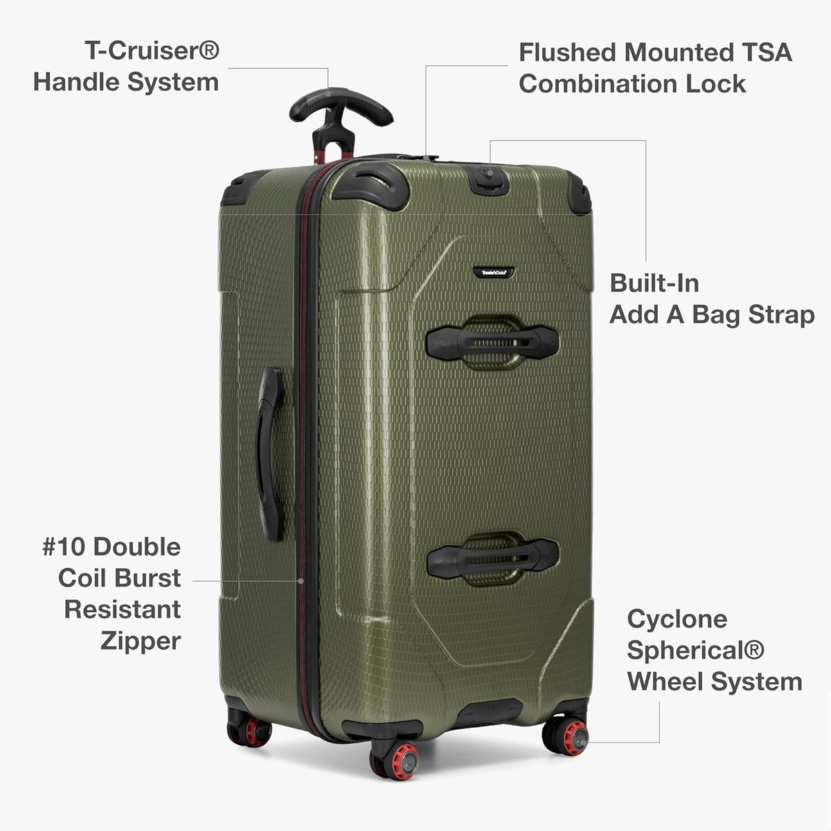 Maxporter II Polycarbonate Hardside Trunk with Spinner Wheels, Navy, 22-Inch Carry-on Luggage