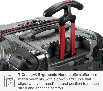 Maxporter II Polycarbonate Hardside Trunk with Spinner Wheels, Navy, 22-Inch Carry-on Luggage