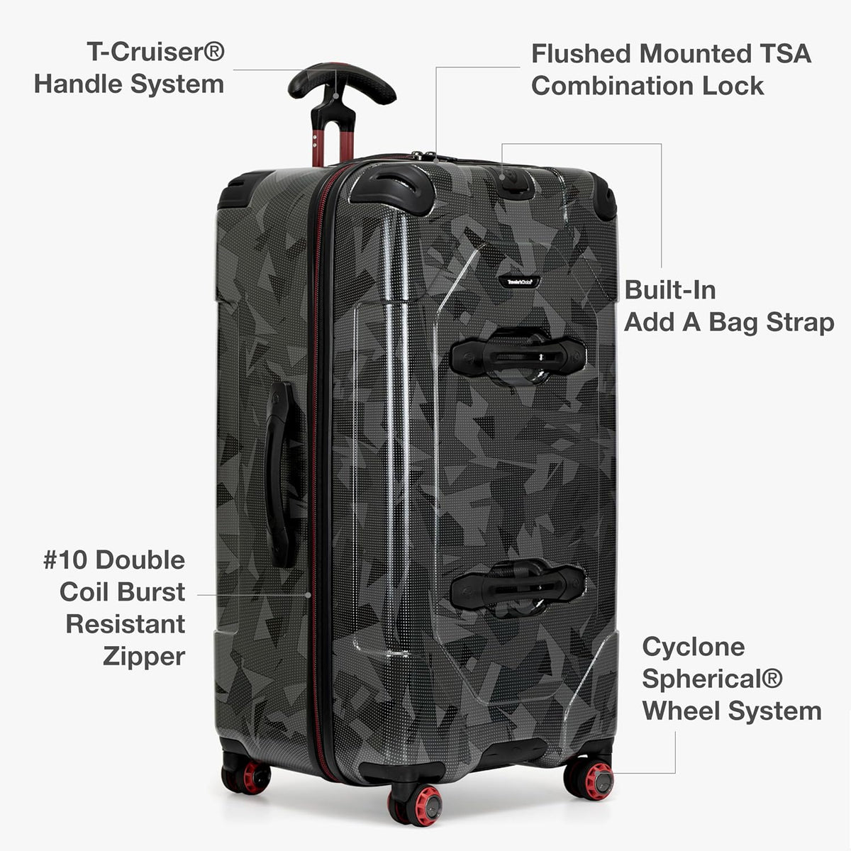 Maxporter II Polycarbonate Hardside Trunk with Spinner Wheels, Navy, 22-Inch Carry-on Luggage