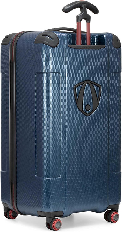Maxporter II Polycarbonate Hardside Trunk with Spinner Wheels, Navy, 22-Inch Carry-on Luggage