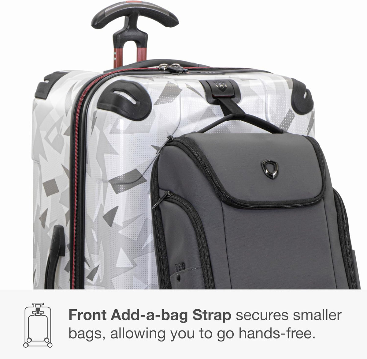 Maxporter II Polycarbonate Hardside Trunk with Spinner Wheels, Navy, 22-Inch Carry-on Luggage