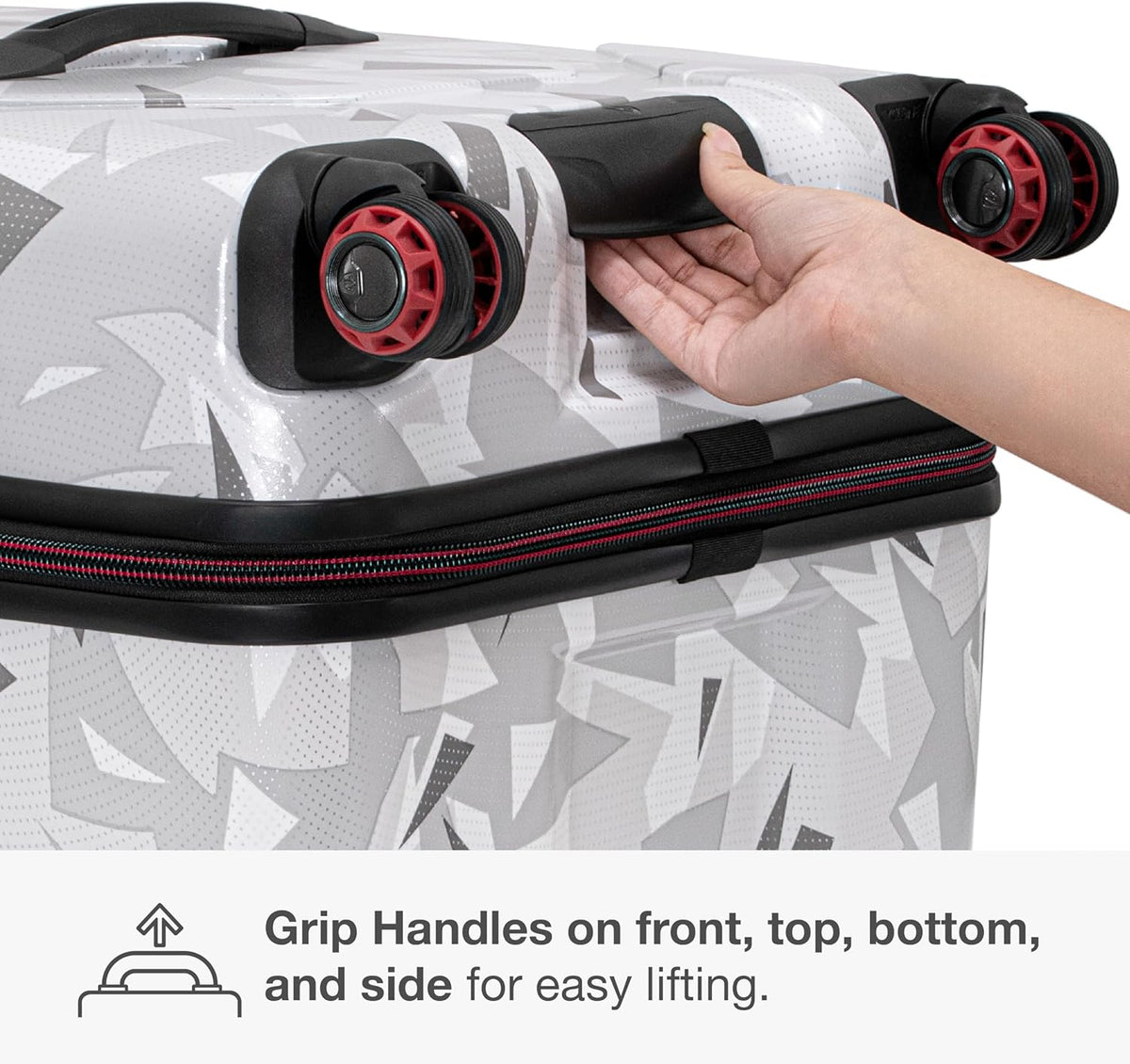 Maxporter II Polycarbonate Hardside Trunk with Spinner Wheels, Navy, 22-Inch Carry-on Luggage