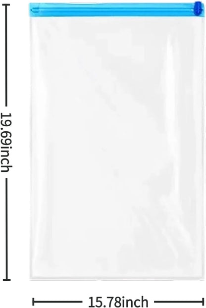 6Pcs Roll Up Compression Storage Bags Reusable Space Saver Travel Organizer Bags No Pump Needed