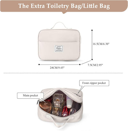 Weekender Bags for Women, Personal Item Travel Bag with Shoes Compartment | Overnight Travel Duffel Bag with Toiletry Bag, Airplane Friendly Carry-On Bag - Colors B