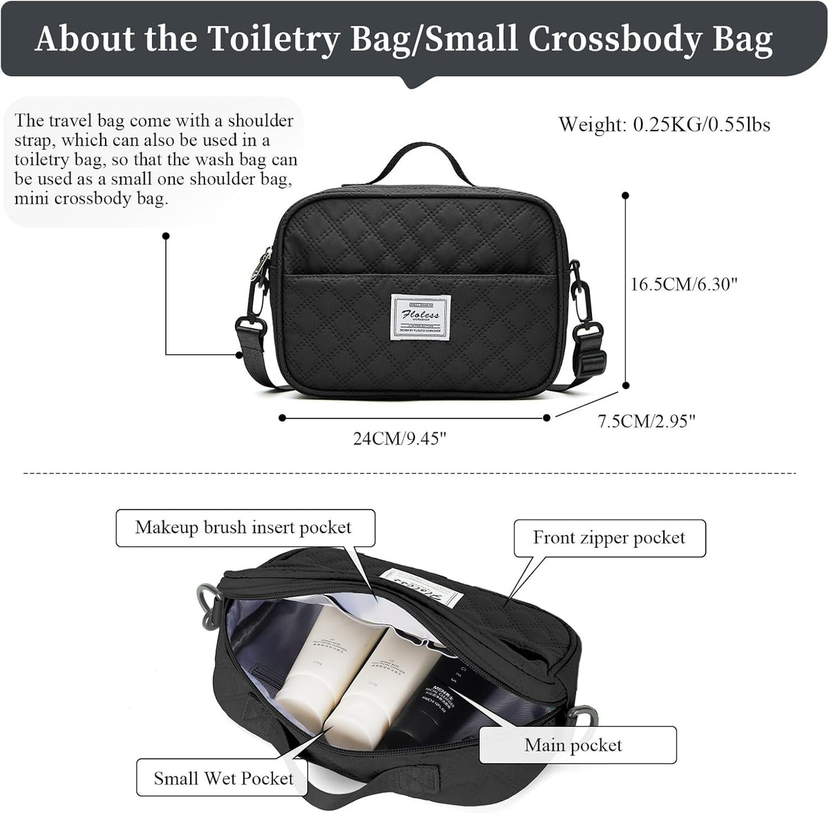 Weekender Bags for Women, Personal Item Travel Bag with Shoes Compartment | Overnight Travel Duffel Bag with Toiletry Bag, Airplane Friendly Carry-On Bag - Colors B