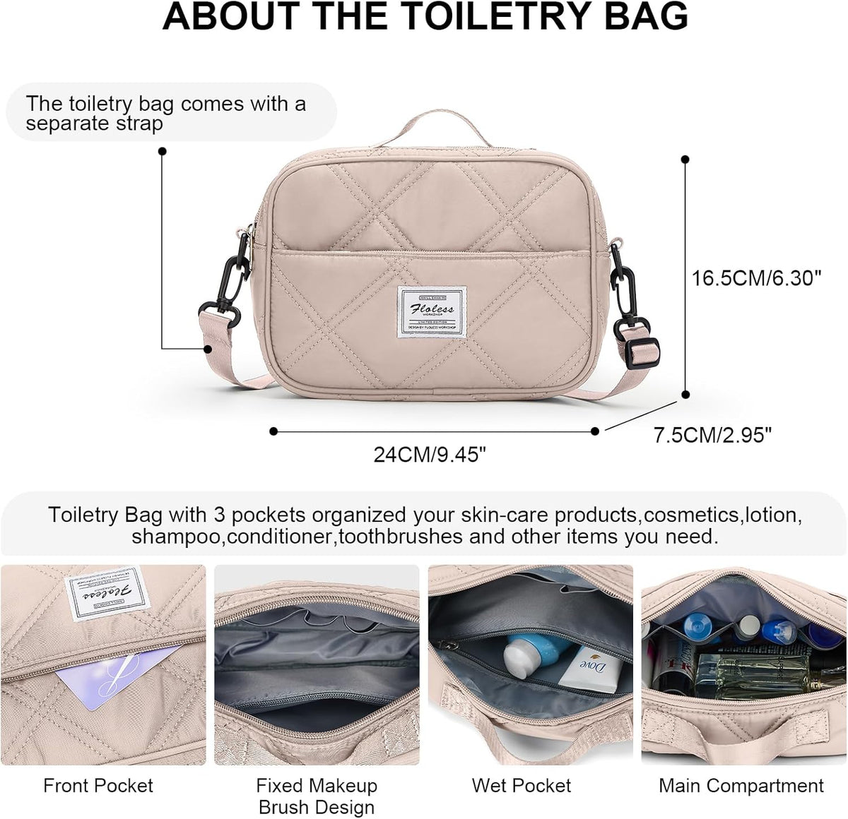 Weekender Bags for Women, Personal Item Travel Bag with Shoes Compartment | Overnight Travel Duffel Bag with Toiletry Bag, Airplane Friendly Carry-On Bag - Colors B
