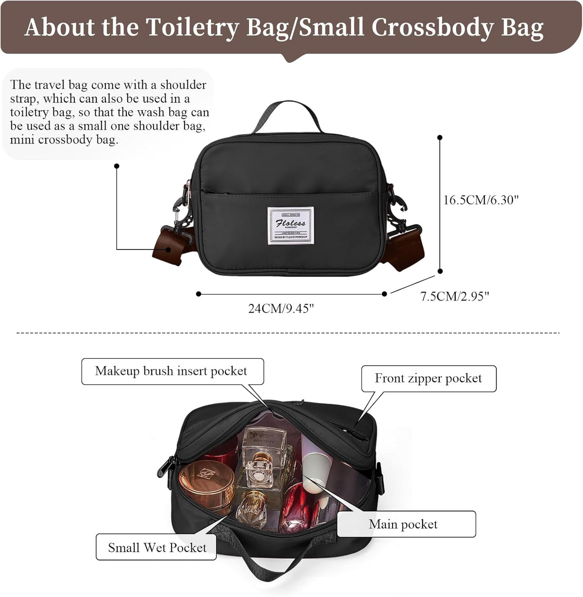 Weekender Bags for Women, Personal Item Travel Bag with Shoes Compartment | Overnight Travel Duffel Bag with Toiletry Bag, Airplane Friendly Carry-On Bag - Colors B