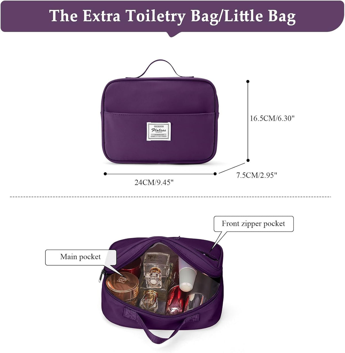 Weekender Bags for Women, Personal Item Travel Bag with Shoes Compartment | Overnight Travel Duffel Bag with Toiletry Bag, Airplane Friendly Carry-On Bag - Colors B