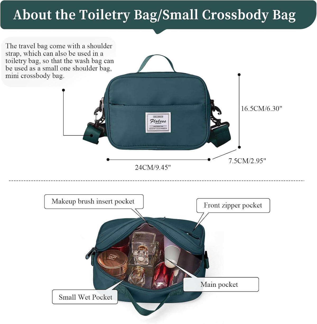 Weekender Bags for Women, Personal Item Travel Bag with Shoes Compartment | Overnight Travel Duffel Bag with Toiletry Bag, Airplane Friendly Carry-On Bag - Colors B
