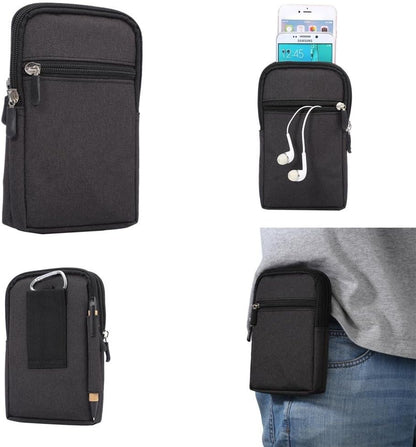 Universal Crossbody Cell Phone Purse Waist Pack Bag for Outdoor Sports Moblie Phone Carrying Cases Shoulder Belt Bag Pouch for iPhone 7 6/6S Plus Samsung Galaxy Phones Under 6.0'' from