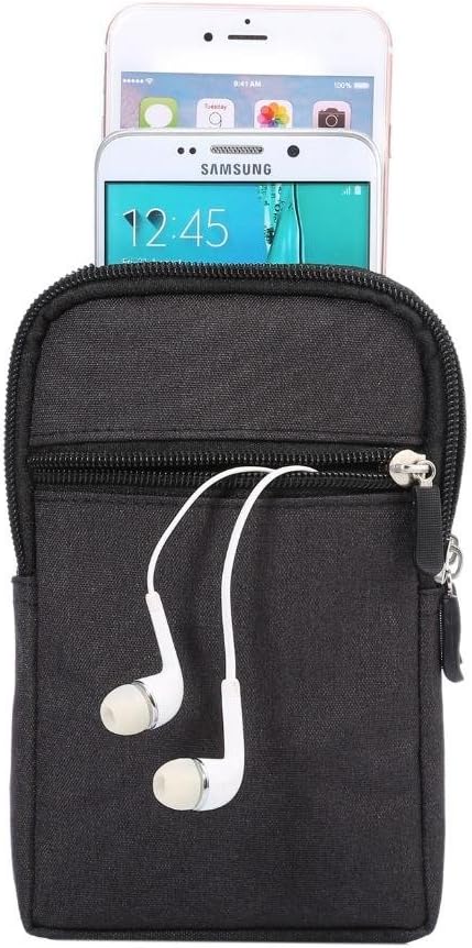 Universal Crossbody Cell Phone Purse Waist Pack Bag for Outdoor Sports Moblie Phone Carrying Cases Shoulder Belt Bag Pouch for iPhone 7 6/6S Plus Samsung Galaxy Phones Under 6.0'' from