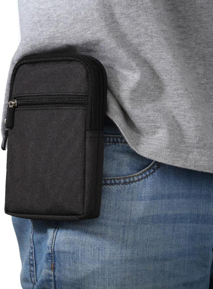 Universal Crossbody Cell Phone Purse Waist Pack Bag for Outdoor Sports Moblie Phone Carrying Cases Shoulder Belt Bag Pouch for iPhone 7 6/6S Plus Samsung Galaxy Phones Under 6.0'' from