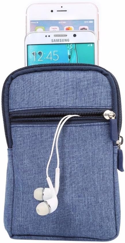 Universal Crossbody Cell Phone Purse Waist Pack Bag for Outdoor Sports Moblie Phone Carrying Cases Shoulder Belt Bag Pouch for iPhone 7 6/6S Plus Samsung Galaxy Phones Under 6.0'' from