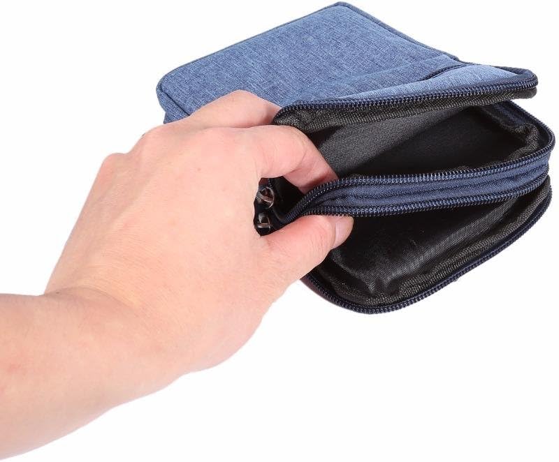 Universal Crossbody Cell Phone Purse Waist Pack Bag for Outdoor Sports Moblie Phone Carrying Cases Shoulder Belt Bag Pouch for iPhone 7 6/6S Plus Samsung Galaxy Phones Under 6.0'' from
