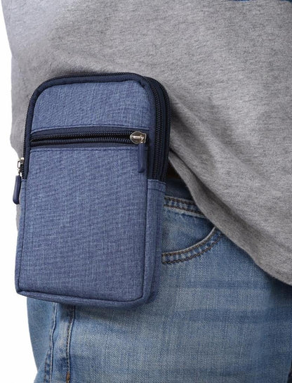 Universal Crossbody Cell Phone Purse Waist Pack Bag for Outdoor Sports Moblie Phone Carrying Cases Shoulder Belt Bag Pouch for iPhone 7 6/6S Plus Samsung Galaxy Phones Under 6.0'' from
