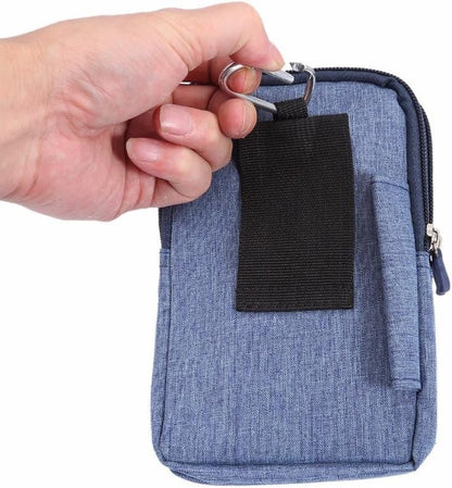 Universal Crossbody Cell Phone Purse Waist Pack Bag for Outdoor Sports Moblie Phone Carrying Cases Shoulder Belt Bag Pouch for iPhone 7 6/6S Plus Samsung Galaxy Phones Under 6.0'' from