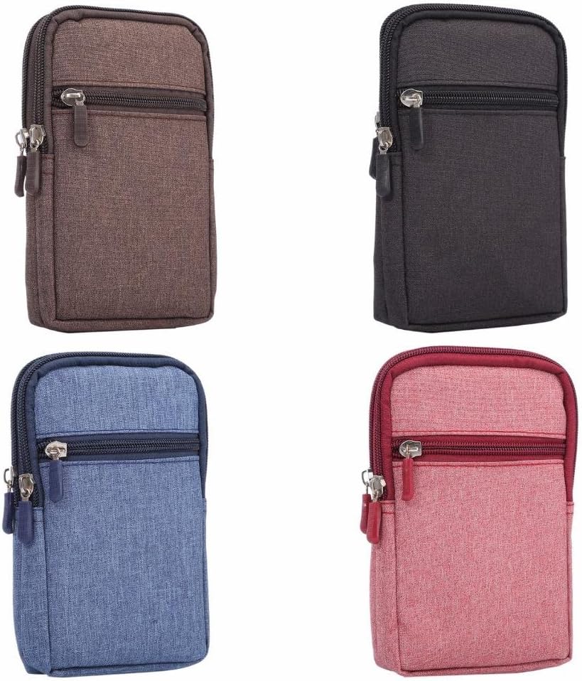 Universal Crossbody Cell Phone Purse Waist Pack Bag for Outdoor Sports Moblie Phone Carrying Cases Shoulder Belt Bag Pouch for iPhone 7 6/6S Plus Samsung Galaxy Phones Under 6.0'' from
