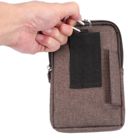 Universal Crossbody Cell Phone Purse Waist Pack Bag for Outdoor Sports Moblie Phone Carrying Cases Shoulder Belt Bag Pouch for iPhone 7 6/6S Plus Samsung Galaxy Phones Under 6.0'' from