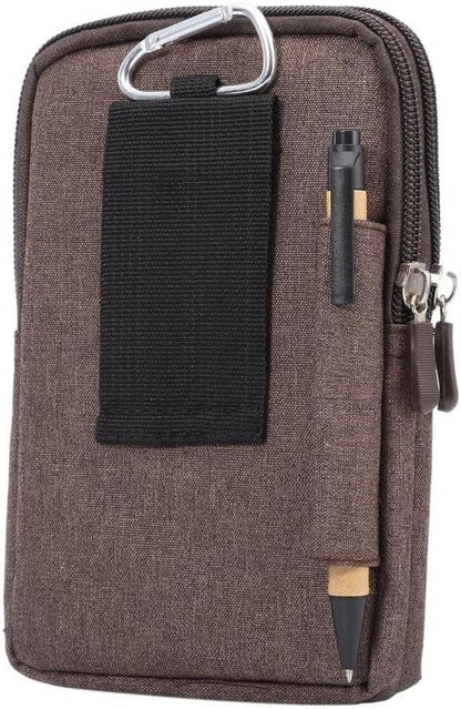 Universal Crossbody Cell Phone Purse Waist Pack Bag for Outdoor Sports Moblie Phone Carrying Cases Shoulder Belt Bag Pouch for iPhone 7 6/6S Plus Samsung Galaxy Phones Under 6.0'' from