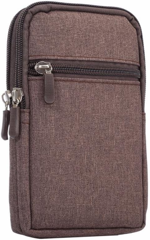 Universal Crossbody Cell Phone Purse Waist Pack Bag for Outdoor Sports Moblie Phone Carrying Cases Shoulder Belt Bag Pouch for iPhone 7 6/6S Plus Samsung Galaxy Phones Under 6.0'' from