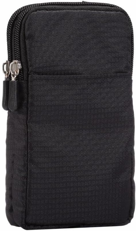 Universal Crossbody Cell Phone Purse Waist Pack Bag for Outdoor Sports Moblie Phone Carrying Cases Shoulder Belt Bag Pouch for iPhone 7 6/6S Plus Samsung Galaxy Phones Under 6.0'' from