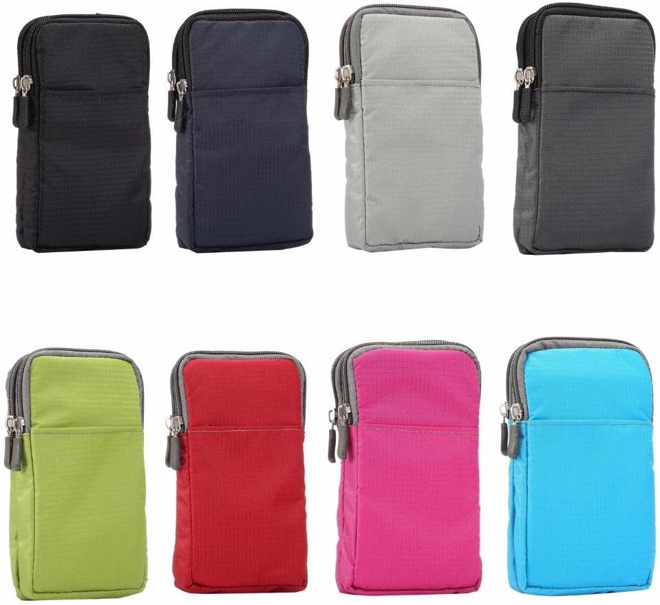 Universal Crossbody Cell Phone Purse Waist Pack Bag for Outdoor Sports Moblie Phone Carrying Cases Shoulder Belt Bag Pouch for iPhone 7 6/6S Plus Samsung Galaxy Phones Under 6.0'' from