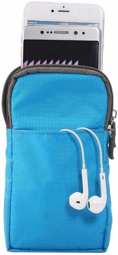 Universal Crossbody Cell Phone Purse Waist Pack Bag for Outdoor Sports Moblie Phone Carrying Cases Shoulder Belt Bag Pouch for iPhone 7 6/6S Plus Samsung Galaxy Phones Under 6.0'' from