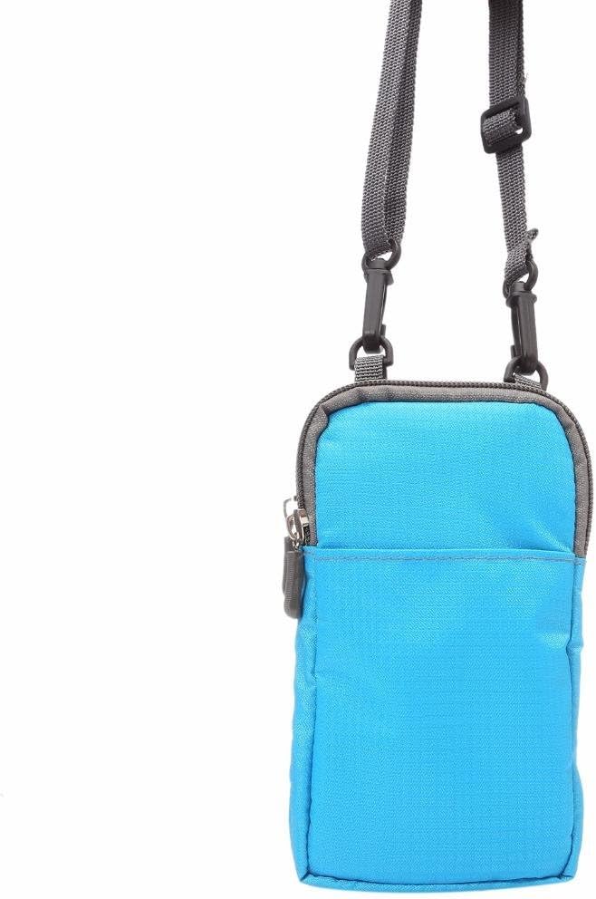 Universal Crossbody Cell Phone Purse Waist Pack Bag for Outdoor Sports Moblie Phone Carrying Cases Shoulder Belt Bag Pouch for iPhone 7 6/6S Plus Samsung Galaxy Phones Under 6.0'' from