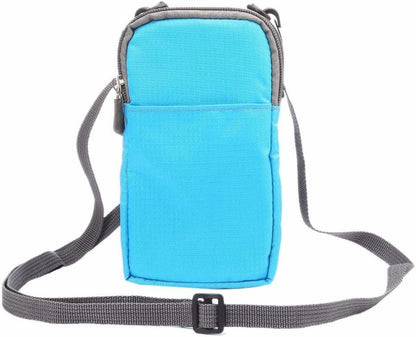 Universal Crossbody Cell Phone Purse Waist Pack Bag for Outdoor Sports Moblie Phone Carrying Cases Shoulder Belt Bag Pouch for iPhone 7 6/6S Plus Samsung Galaxy Phones Under 6.0'' from