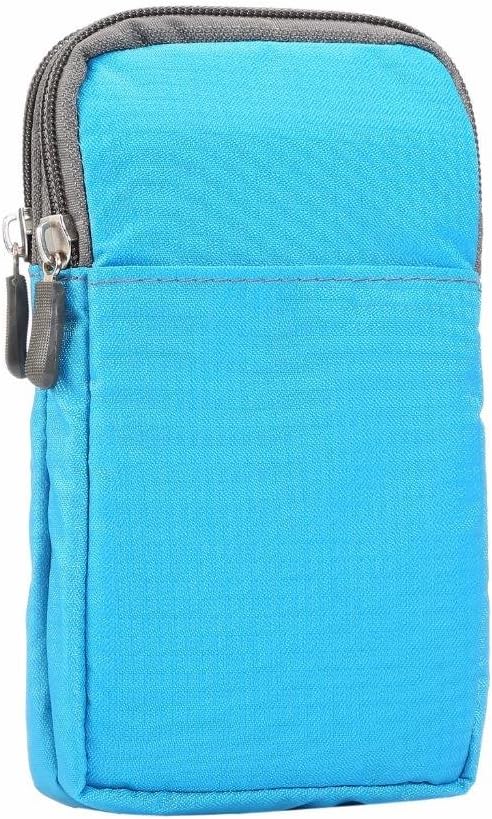 Universal Crossbody Cell Phone Purse Waist Pack Bag for Outdoor Sports Moblie Phone Carrying Cases Shoulder Belt Bag Pouch for iPhone 7 6/6S Plus Samsung Galaxy Phones Under 6.0'' from