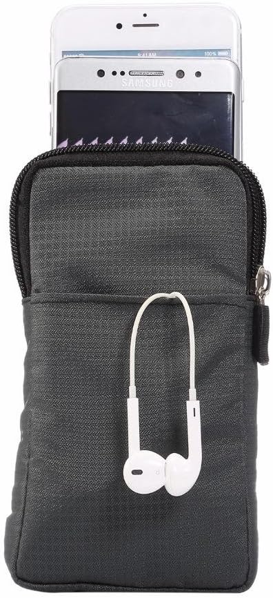 Universal Crossbody Cell Phone Purse Waist Pack Bag for Outdoor Sports Moblie Phone Carrying Cases Shoulder Belt Bag Pouch for iPhone 7 6/6S Plus Samsung Galaxy Phones Under 6.0'' from